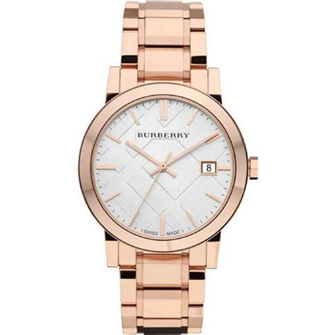 mens burberry rose gold tone watch|BURBERRY Men's BU9004 Large Check Rose Goldtone .